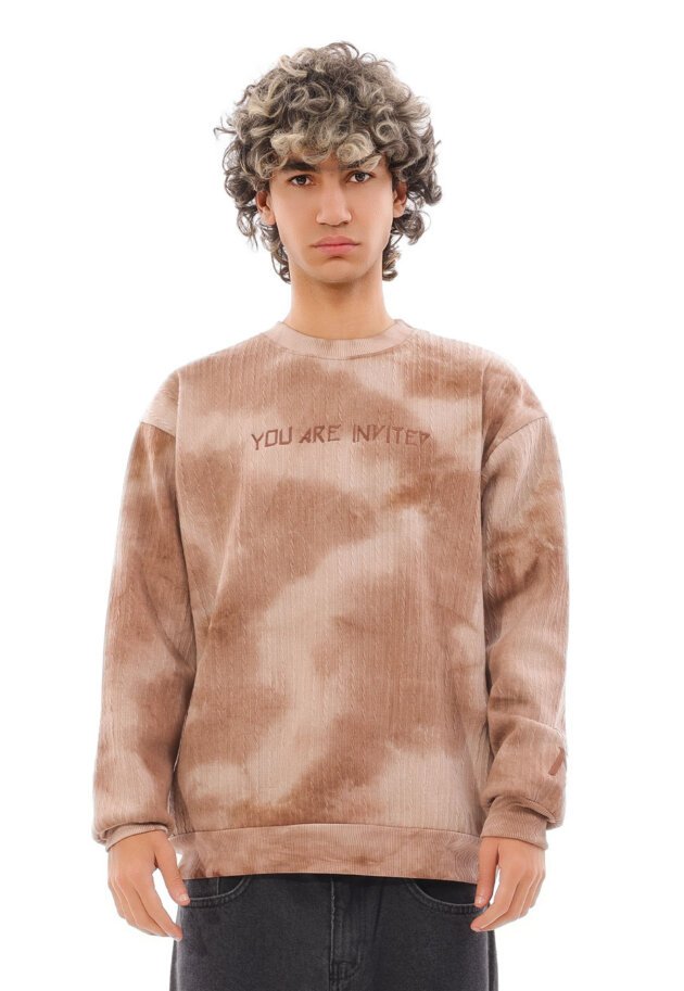 Invited sweatshirt biege