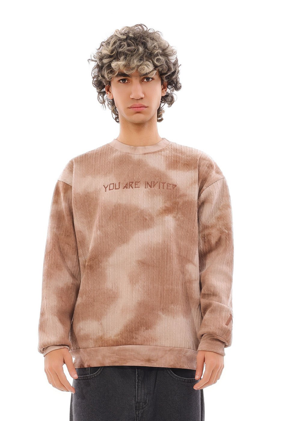 Invited sweatshirt biege