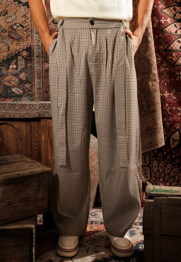 wide leg classic pants